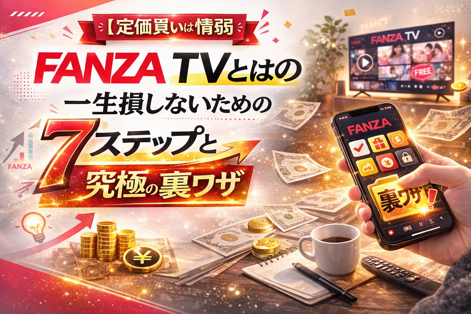 【定価買いは情弱】FANZAで一生損しないための7ステップと究極の裏ワザ