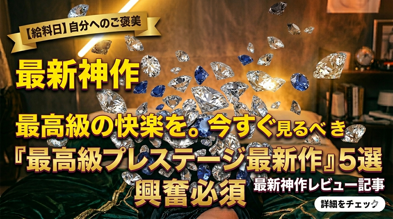 自分へのご褒美!最高級プレステージ最新作5選。今すぐ見るべきえぐい神作【30%OFFセール中】